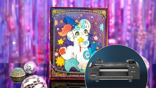 چاپ UV باوسیوی: جادوی چاپ UV با ورق طلا بر روی آکریلیک